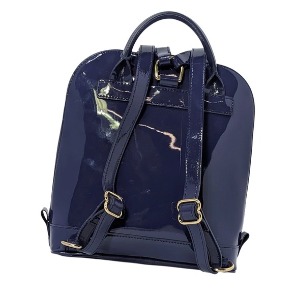 backpacks patent leather Apex Backpack in Black Get the designer quilted genuine Italian black leather backpack for the ultimate sophisticated look. Lancaster Basic Verni Black Nylon
